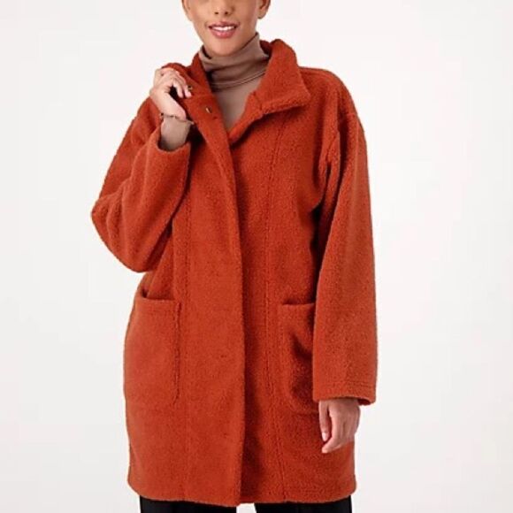 Encore by Idina Menzel Soho Sherpa Coat - Picture 1 of 6